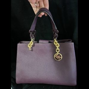 Michael Kors purple bag. Barley used. Retro